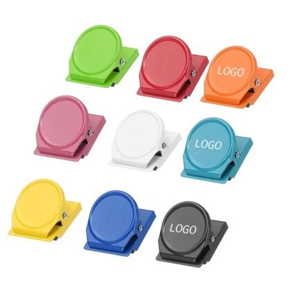 Colorful Magnetic Metal Clips - Assorted Strong Magnets