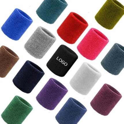 Cotton Sweat Wristband - Sports Sweatbands for Workout