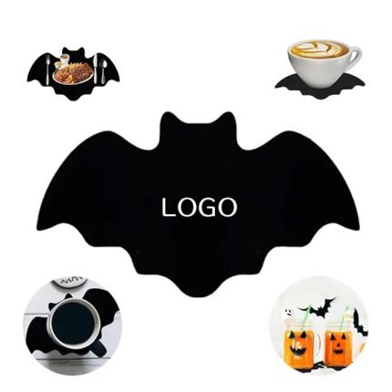 Bat Shape Felt Placemat - Unique Table Decor