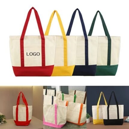 Colorful Handheld Cotton Tote Bag
