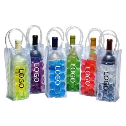 Wine Bottle Cooler Bag - Ice Chiller with Gel Pack