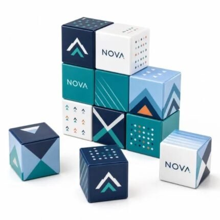 Custom Magnetic Cube Building Blocks 6 Sided 2cm ABS