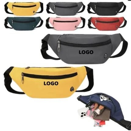 Two Zipper Crossbody Bag - Stylish Hands-Free Purse