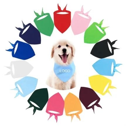Pet Triangle Bandana - Mini Solid Color Bandana