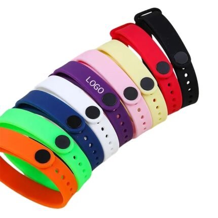 Adjustable Silicone Sports Wristband - Fitness Bracelet