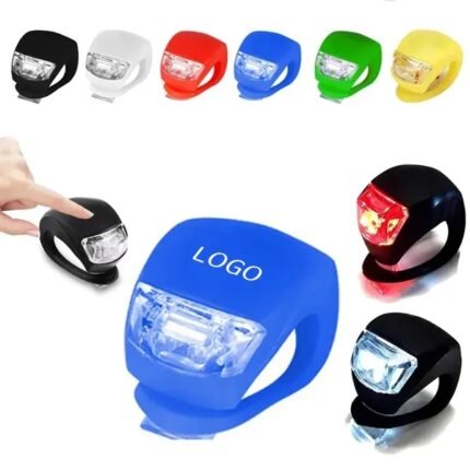 Silicone Bicycle Light - Waterproof LED Safety Lamp