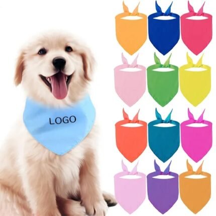 Colorful Printed Pet Bandana