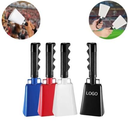 Sports Events Cowbell - Long Handle for Loud Sound