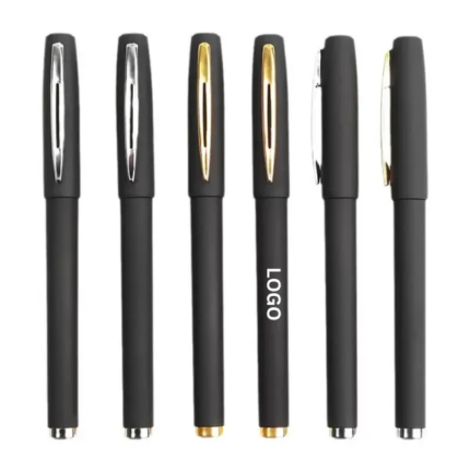 Black Matte Gel Pen - Smooth Writing Instrument