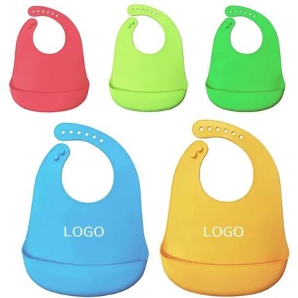 Silicone Baby Bib - Food-Safe Catch-All Design