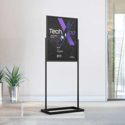 Custom Poster Stand – Bulk Retractable Banner Stands for Events
