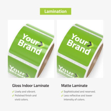 Custom Clear Labels – Bulk Transparent Waterproof Labels