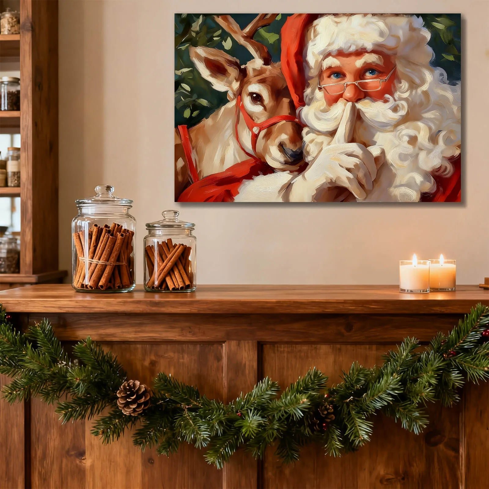canvas-prints-canvas-wall-art-santa-with-reindeer-shushing-holiday-scene-christmas-home-decor-printtoucan-3408219.jpg