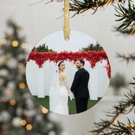 Custom Acrylic Ornaments Upload Image Christmas Decor