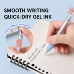 Custom gel pen with smooth-writing and quick-dry ink feature