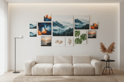 Custom Frameless Photo Tiles | Personalized Peel & Stick Wall Art