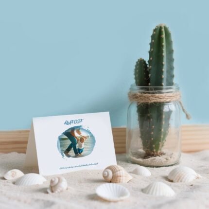 Custom Greeting Cards – Happy Father's Day Watercolor
