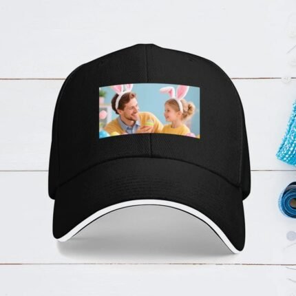 Custom hat Photo Upload Easter Theme