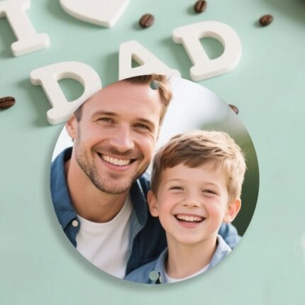 Custom Metal Tin Sign Photo Upload Fathers Day Theme