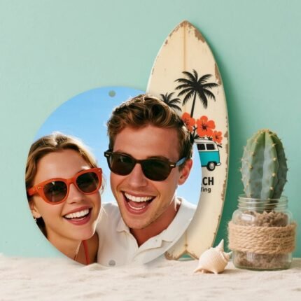 Custom Metal Tin Sign Photo Upload Travel